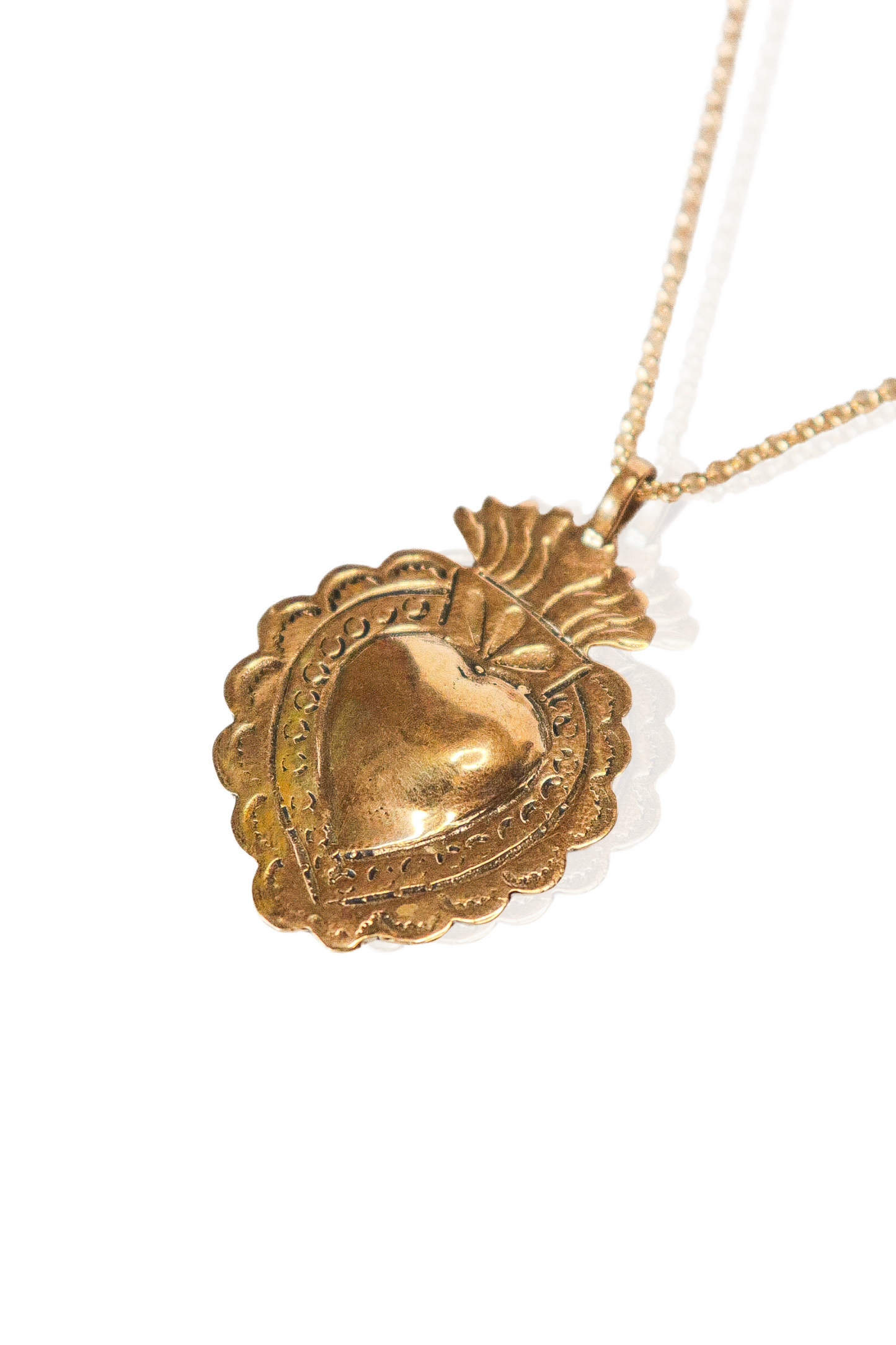 Sacred Heart Pendant Necklace