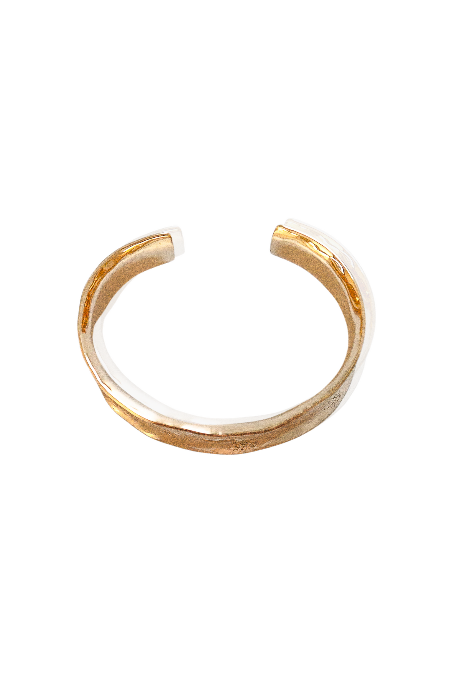 Hammered Gold Cuff Bracelet