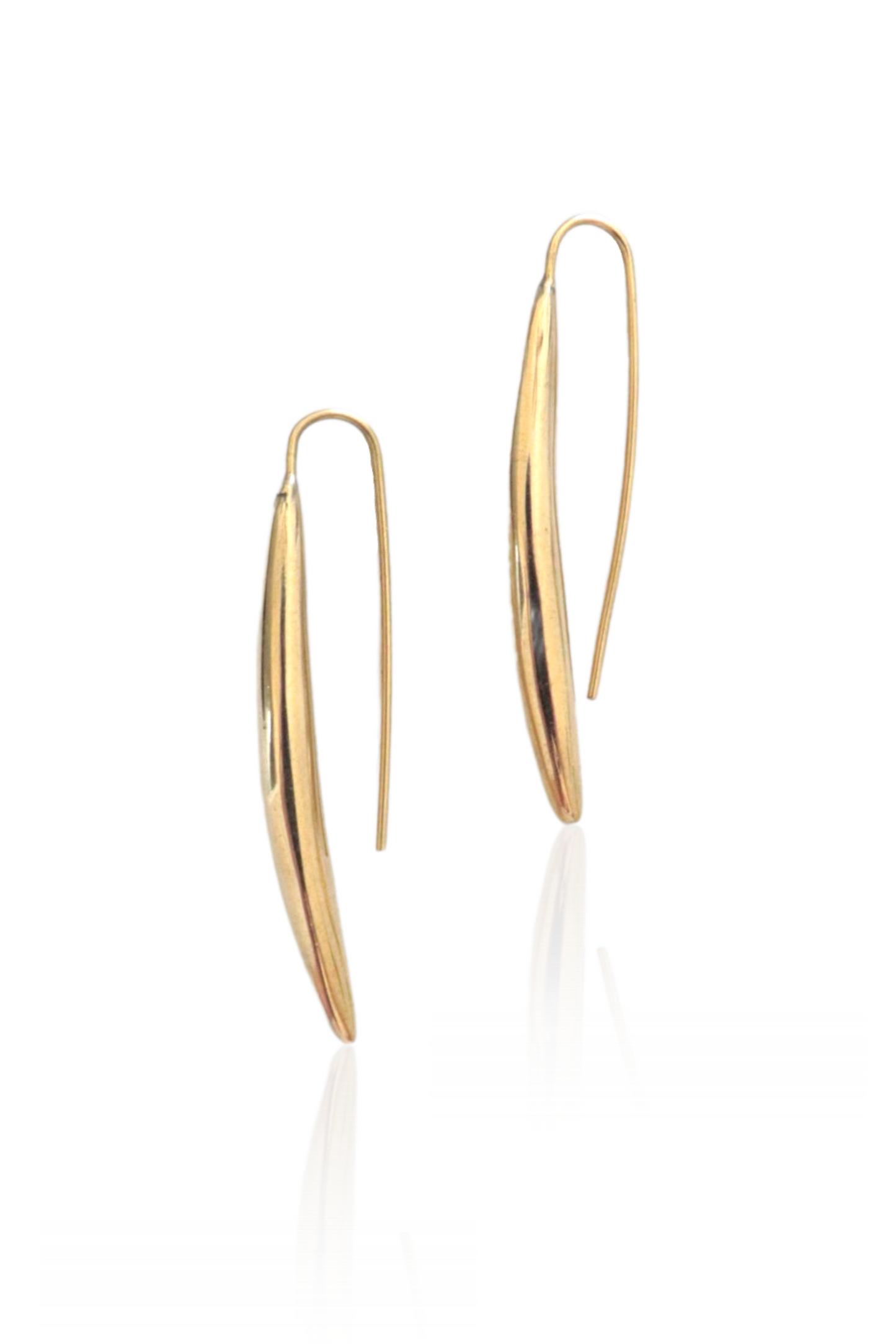 Gold Bar Earrings