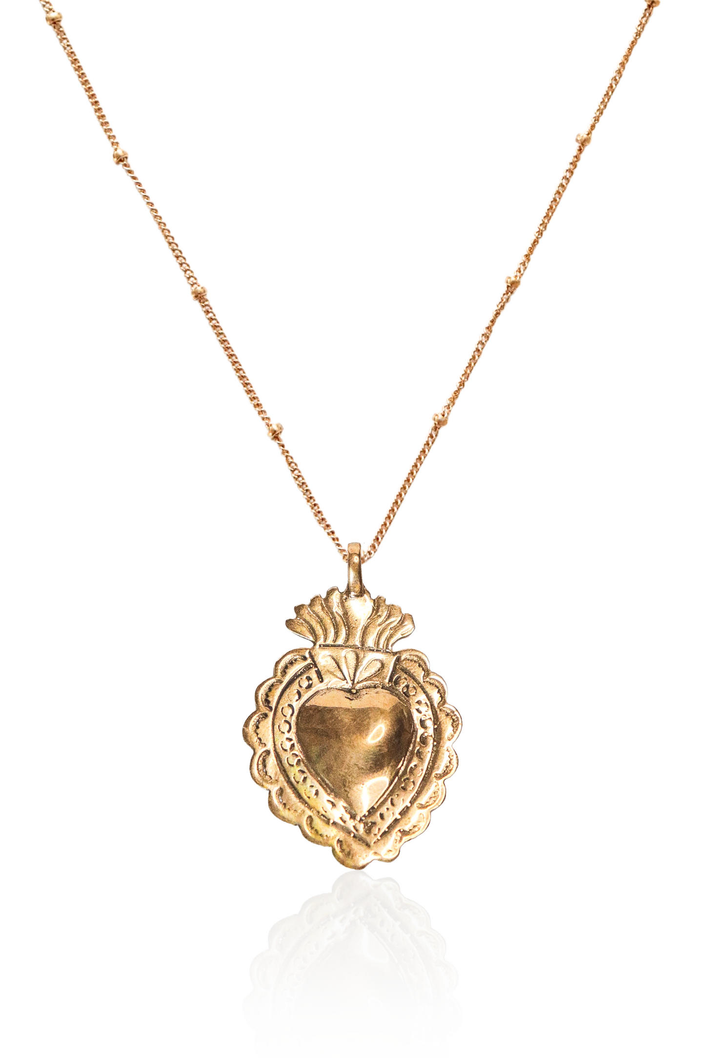 Sacred Heart Pendant Necklace