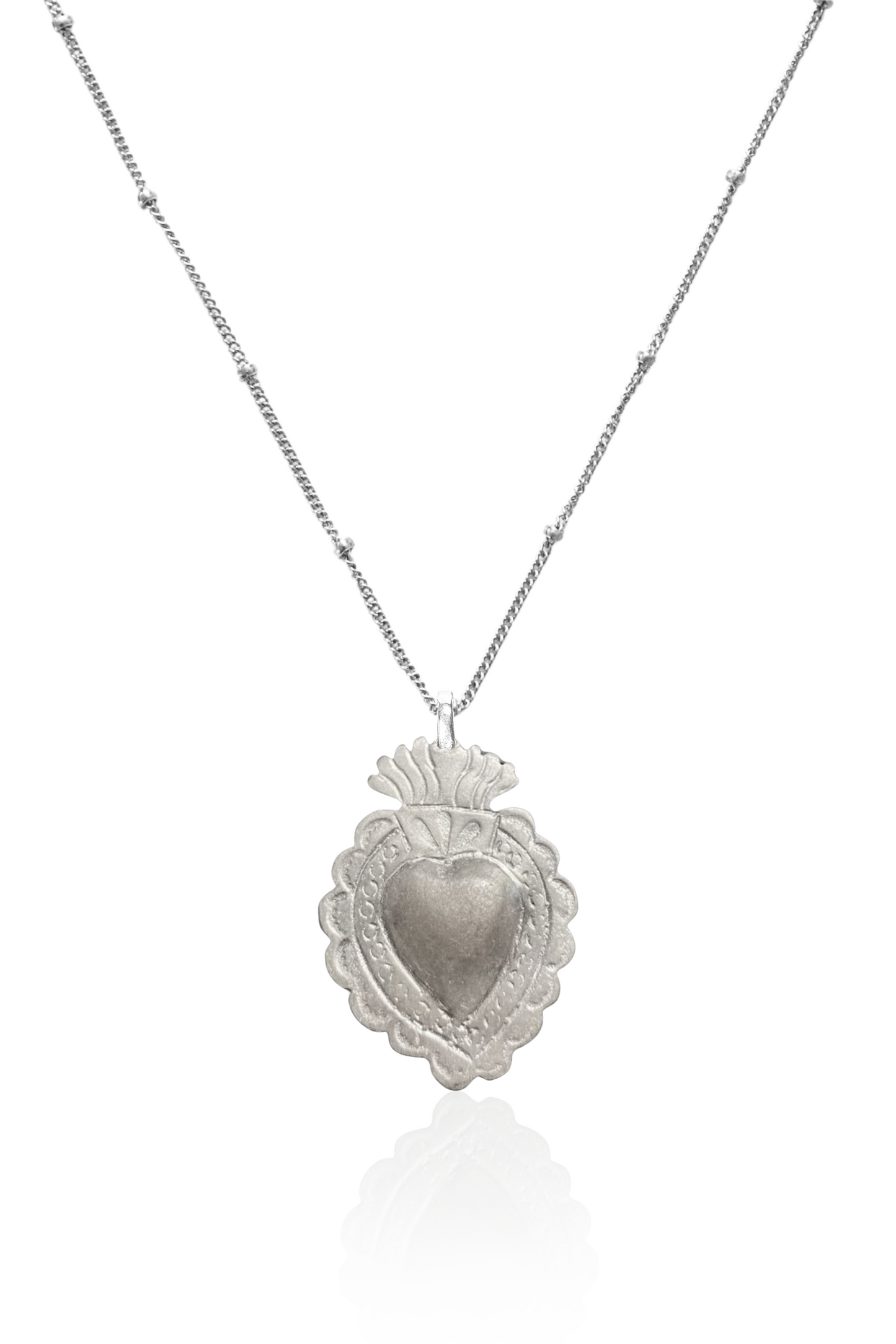 Sacred Heart Pendant Necklace