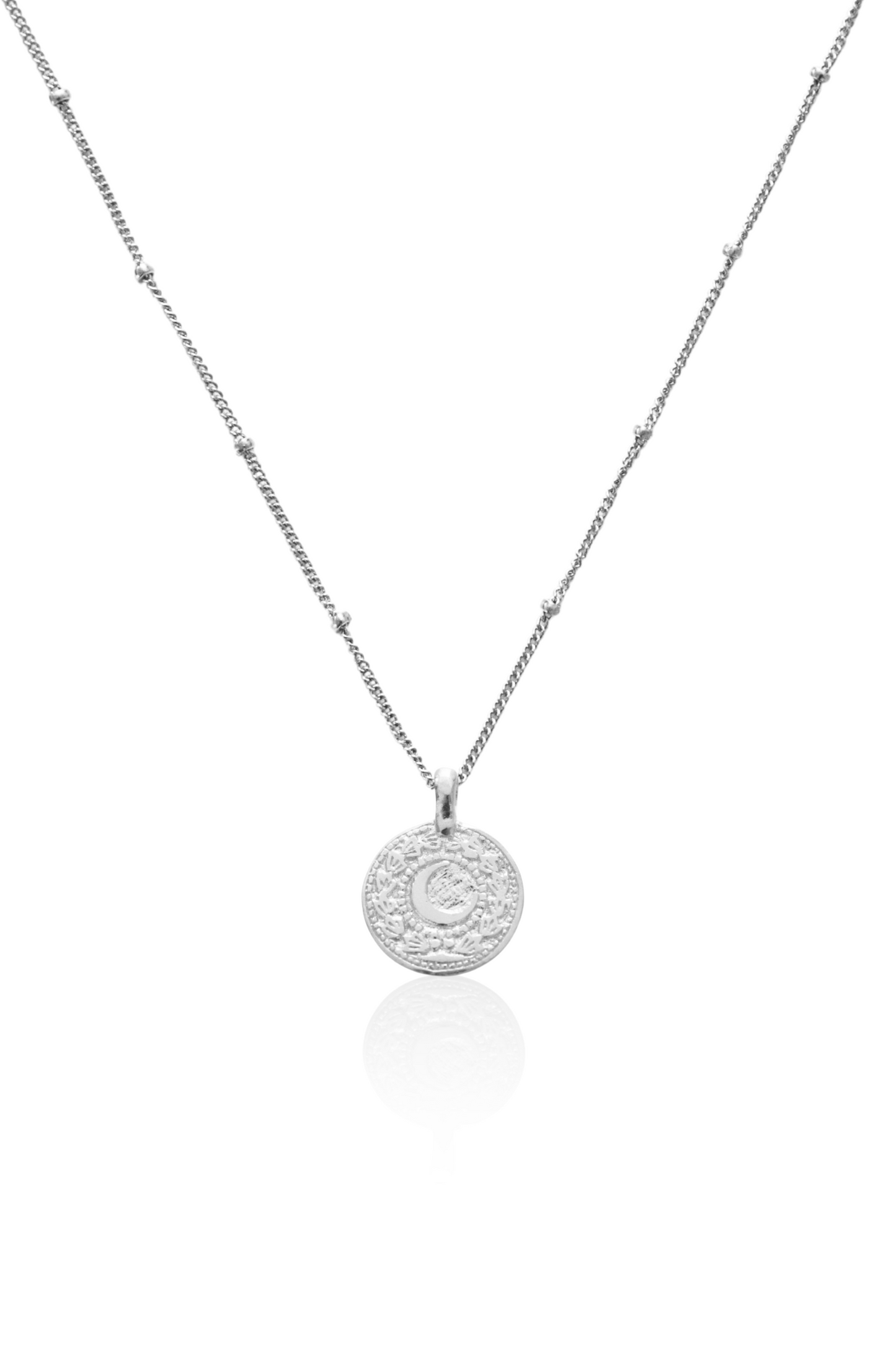 Moon and Sun Coin Necklace