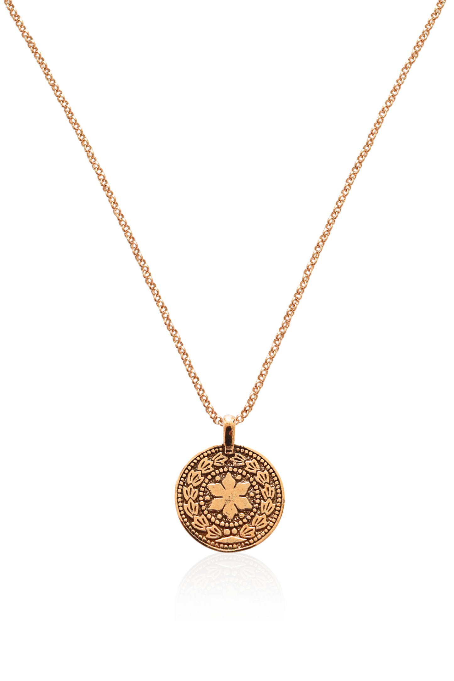 Moon and Sun Coin Necklace