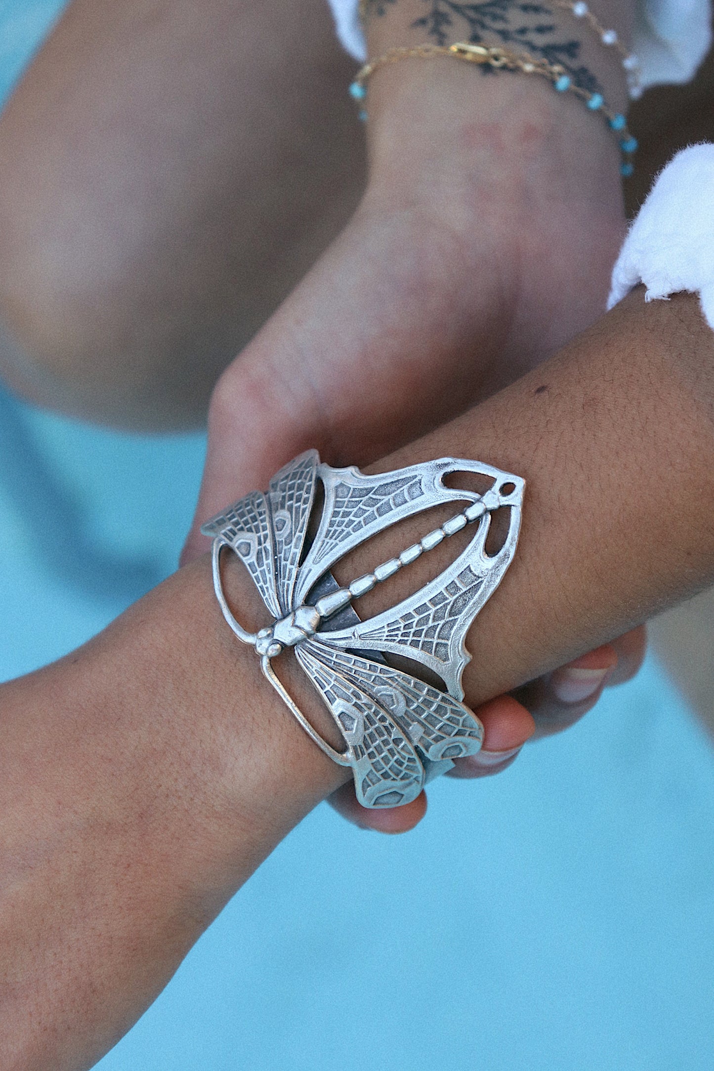 Dragonfly Cuff Bracelet